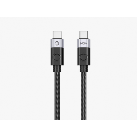 Laidas USB C - USB C 240W 1m pintas juodas Orico CC240